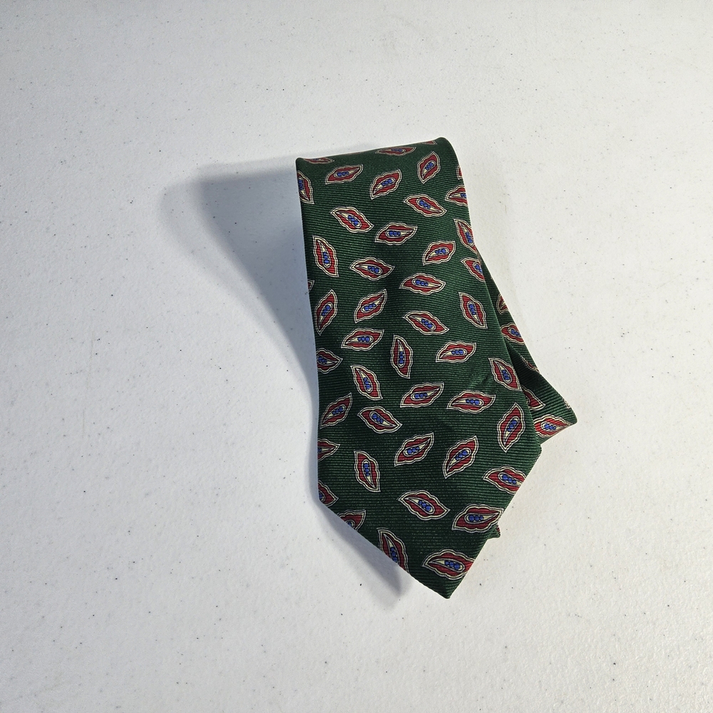 Polo by Ralph Lauren Green Patterned Men's Tie